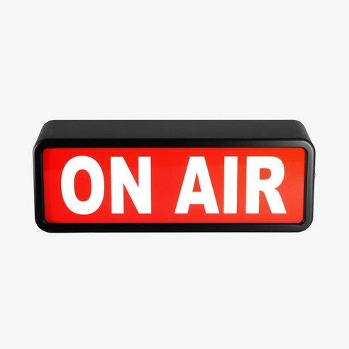 ONAIR 온에어 LED 라이트박스 유튜브 방송 장비 조명 인테리어 소품, 단품