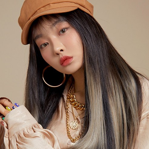 가발매니아 퍼스널 컬러 브릿지 웨이브 피스, 1개, 코토리베이지