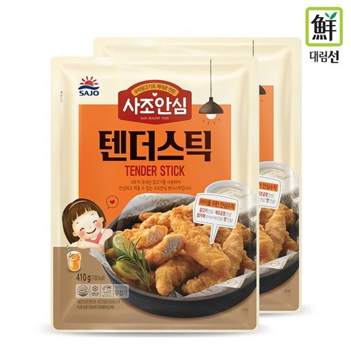 사조대림 안심텐더스틱S 410g X 3개 오리순살텐더