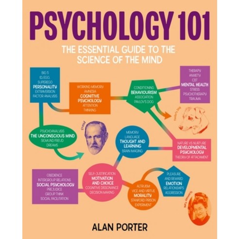 (영문도서) Psychology 101: The Essential Guide to the Science of the Mind Hardcover, Sirius Entertainment, English, 9781398827608