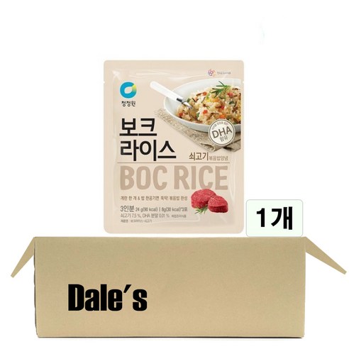 데일즈 기획 대상 청정원 보크라이스 쇠고기 볶음밥 양념, 24g, 1개
