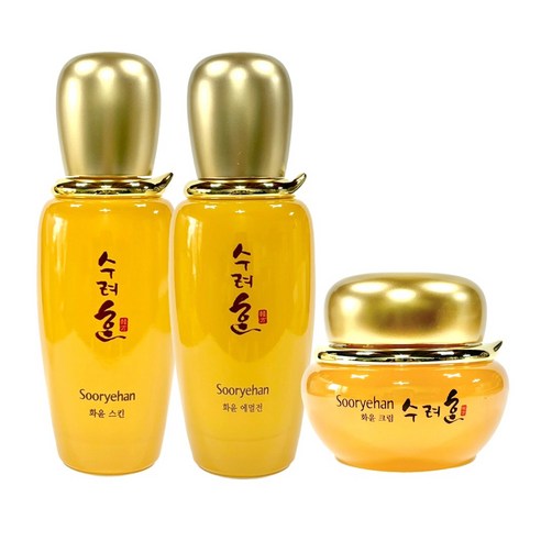 수려한 화윤 3종 스킨80ml/에멀전80ml/크림25ml 3종, 1세트