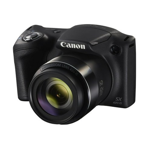 Canon PowerShot SX420 IS Digital camera compact 20.0 MP 720p 25 fps 42x optical zoom WiFi NFC black