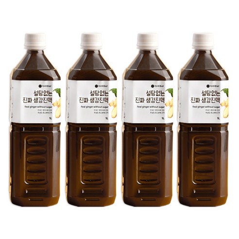 이제부터 설탕없는 진짜 생강 진액, 1L, 1개입, 4개