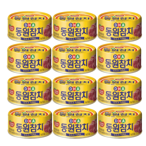 건강에 좋은 동원 DHA참치 150g X 12캔, 12개