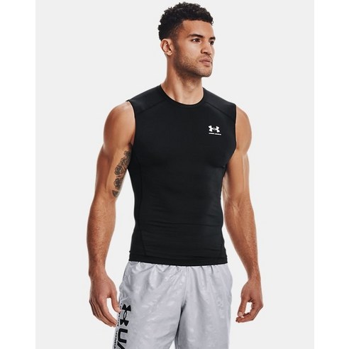 언더아머 남성 HeatGear 슬리브리스 1361522