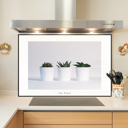 코나 주방아트보드 더 플랜트, 300X300mm, 1개 - 아트보드/렌지가드 | 쿠팡