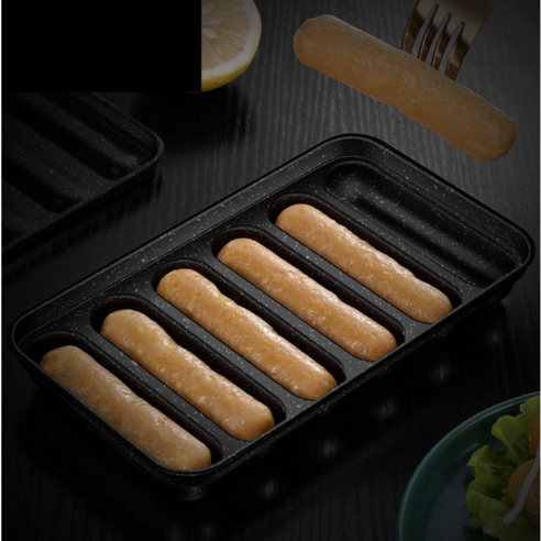 HBCI 소시지 몰드 수제 핫바 어묵만들기 햄만들기틀 스테인리스 강 DIY공구, Black, 1개
