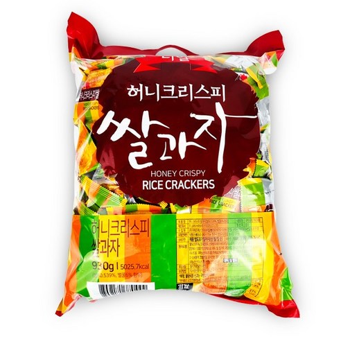꿀단지 리얼 허니크리스피 쌀과자 930g, 6개
