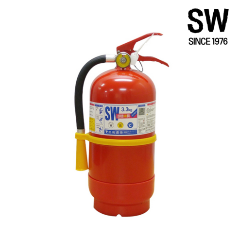 [삼우산기] SW 3.3kg(일) 올국산 ABC급 분말 소화기 FILK인증, 1개