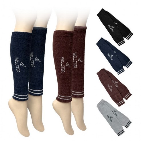 국내 제조 다리워머 종아리워머 팔워머 발워머 레그워머 등산 겨울 보온 레깅스 스포츠용 방한발워머 – 검정색 1개 등산발토시