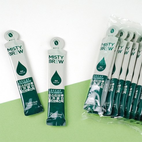 카페인 없이 커피의 맛과 향을 즐기세요.