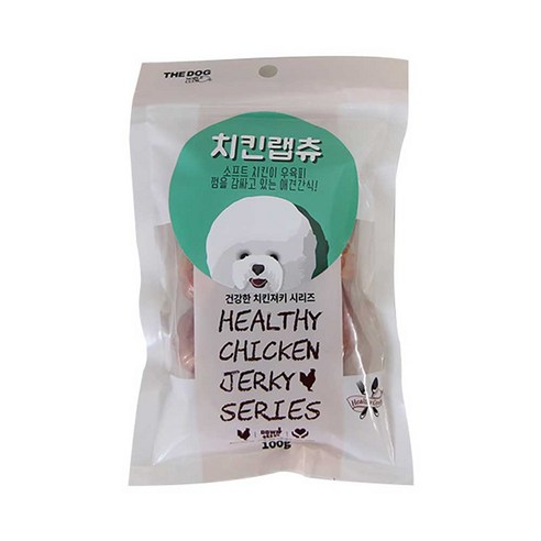 맛과 건강을 한 번에, 더독 소프트 치킨 랩츄로 사랑하는 반려견에게 행복을 선물하세요!
