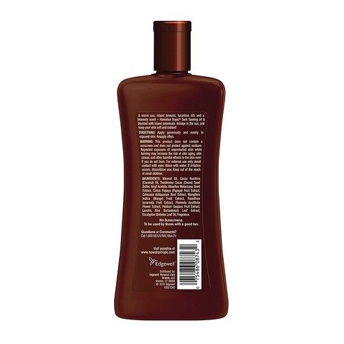 Hawaiian Tropic 다크 태닝 선케어 모이스춰 라이징 오일 236ml 2팩에 대한 제품 정보 및 후기