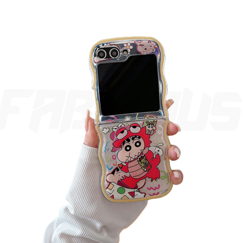 짱구의 매력과 실용성이 조화된 CASEJ 짱구 물결케이스