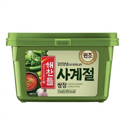 사계절 쌈장 해찬들 CJ 씨제이