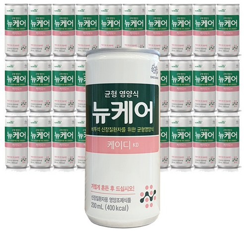 뉴케어 케이디 30캔 비투석 신장질환 환자 영양식, 200ml, 1개