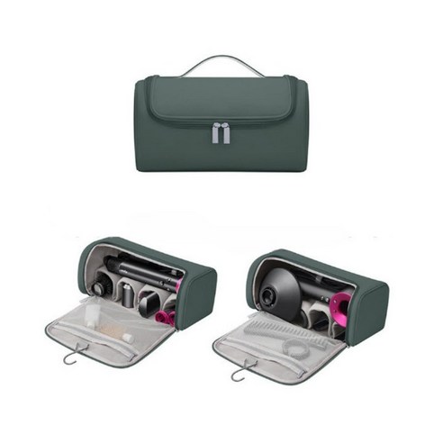 코지톡 다이슨 에어랩 여행용 파우치 헤어 드라이어 가방 케이스, 1개, 그레이