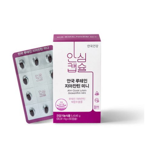 안국건강 아이원 루테인지아잔틴 미니, 60정, 2개