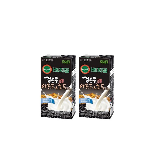 베지밀 검은콩 아몬드와호두 190ml x 24팩