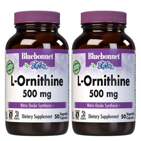 블루보넷 L-오르니틴 500mg 베지터블 캡슐, 50개입, 2개, 50정