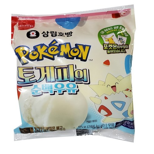 포켓몬빵 토케피의순백우유호빵95g, 95g, 1개