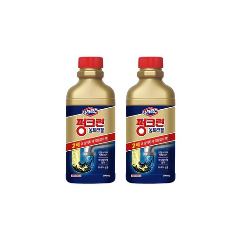 펑크린 배수관 막힘 울트라겔, 500ml, 2개