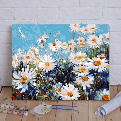 떨샵 DIY 명화 그리기 40X50 세트 집콕러, 1개, 데이지들판