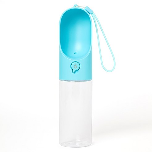 펫킷 에버스윗 휴대용 물병 400ml, 블루, 1개