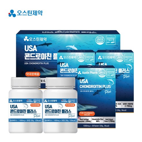 오스틴제약 USA 콘드로이친 1000mg x 90정 약국판매용, 1개 오스틴제약알부민 Best Top5