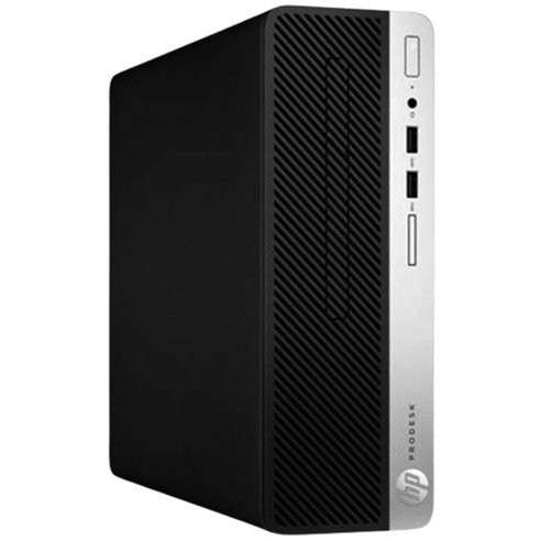 HP 중고컴퓨터 7세대 슬림형 ProDesk 400 G4 SFF G4560 8GB SSD120GB HDMI외장그래픽