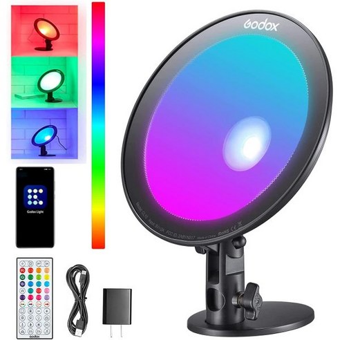 고독스 CL10 풀 컬러 RGB LED 웹캐스팅 앰비언트 라이트 RCR10