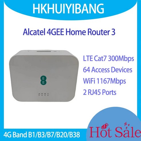 LTE 유심라우터 4G 잠금 해제 알카텔 D412C57 홈 와이파이 듀얼 밴드 245GHz 와이파이 심 카드 슬롯 CPE 무선 핫스팟 Cat7 300Mbps, 3.EU Plug – Alcatel 4GEE Route 자동차lte라우터 Best Top5