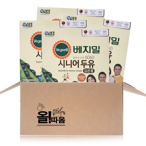 <올따옴> 베지밀 2060 시니어두유 190ml 64개, 1개