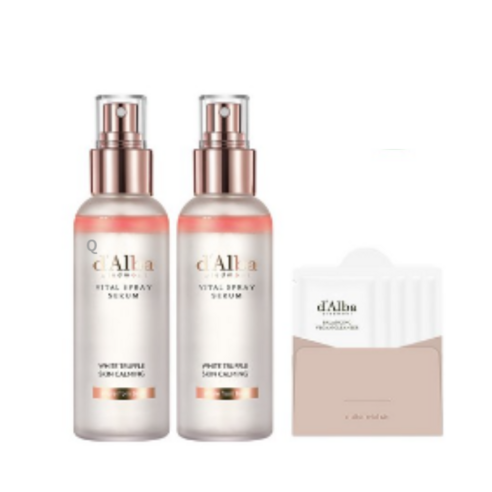 달바 화이트 트러플 바이탈 스프레이 세럼 100ml x 2p + 약산성 젤클 15ml 세트, 1세트