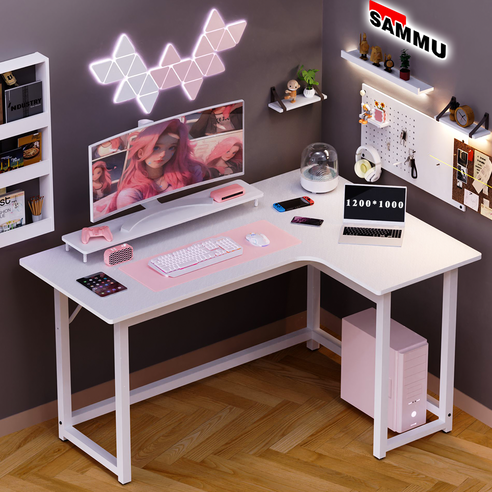 공간 효율성과 스타일을 동시에, SAMMU L자형 코너 책상으로 당신의 공간을 재정의하세요.