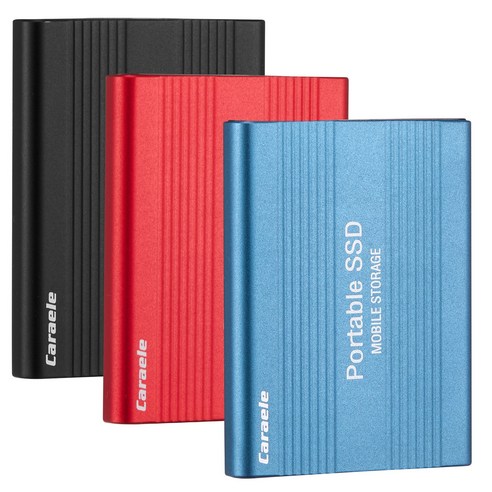 SSD USB3.1 외장 솔리드스테이트드라이브 2TB 1T 500G 칼라일레, 500GB, 검정색