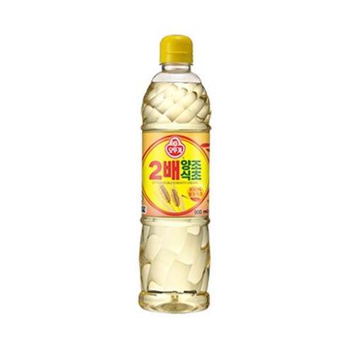 오뚜기 탑티어 발효 세척 2배양조식초 소스 조미료 장아찌 900ML, 2세트