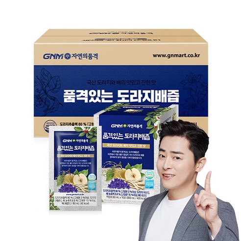 GNM자연의품격 품격있는 도라지배즙, 80ml, 100개