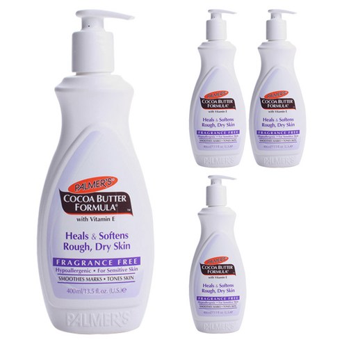 팔머즈 코코아 버터 포뮬러 힐 & 소프튼 임산부 바디케어 무향, 400ml, 4개