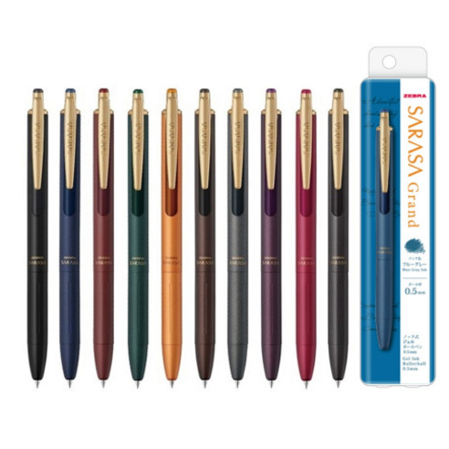 제브라 사라사 그랜드 빈티지 볼펜 0.5mm, 보르도퍼플, 3개