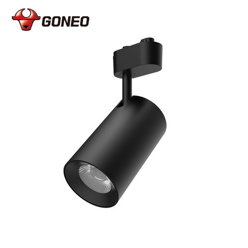 고네오 LED 일체형 레일 트랙조명 18W COB 스포트 플리커프리, 1개, 블랙바디 주광색