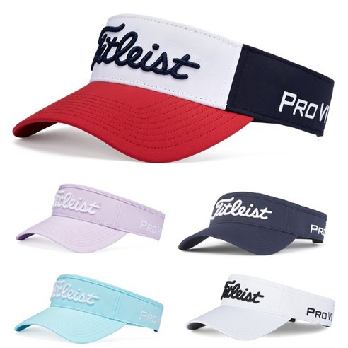 (아쿠쉬네트코리아)타이틀리스트 TH8VTPK TH8VTPS 투어 퍼포먼스 바이저 썬캡 골프모자, 블랙/화이트