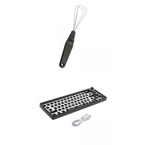 TM680 키보드 키트 블랙 + Keycap Puller, 설명한대로, 설명한대로, 설명한대로