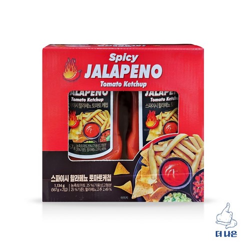 TD 스파이시 할라페뇨 토마토 케찹 567g x 2개입, 1개
