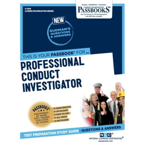 Professional Conduct Investigator Paperback, National Learning Corp
