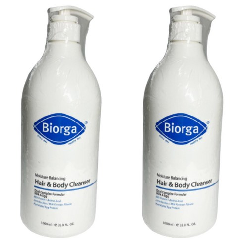 1+1+1+1+1 바이오가 모이스춰 바디워시&헤어 바디클렌저 1000ml, 1L