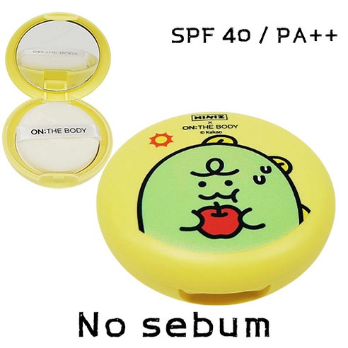 석기스토어 [ 번들거림없이 뽀송뽀송 데일리 노세범 SPF40 PA++ 온더바디 선팩트 9g ]