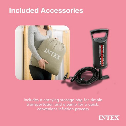 휴대용 편안함의 필수품: INTEX 키즈 여행용 접이식 침대