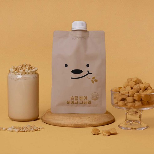 슬림베어 쉐이크 단백질18g BCAA 체중조절 영양밸런스 5개입 (200g) x 1박스, 40g, 5개, 그레인 미숫가루맛